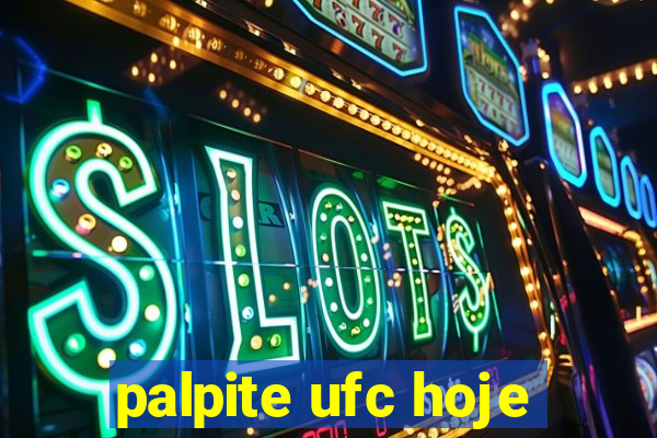 palpite ufc hoje